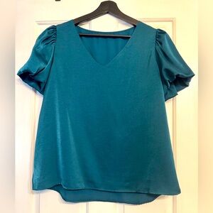 Elegant Teal Women's Top